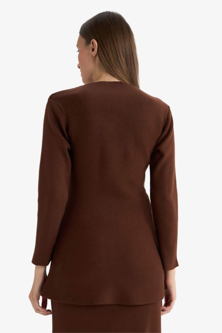 Knitwear Boat Collar Tunic