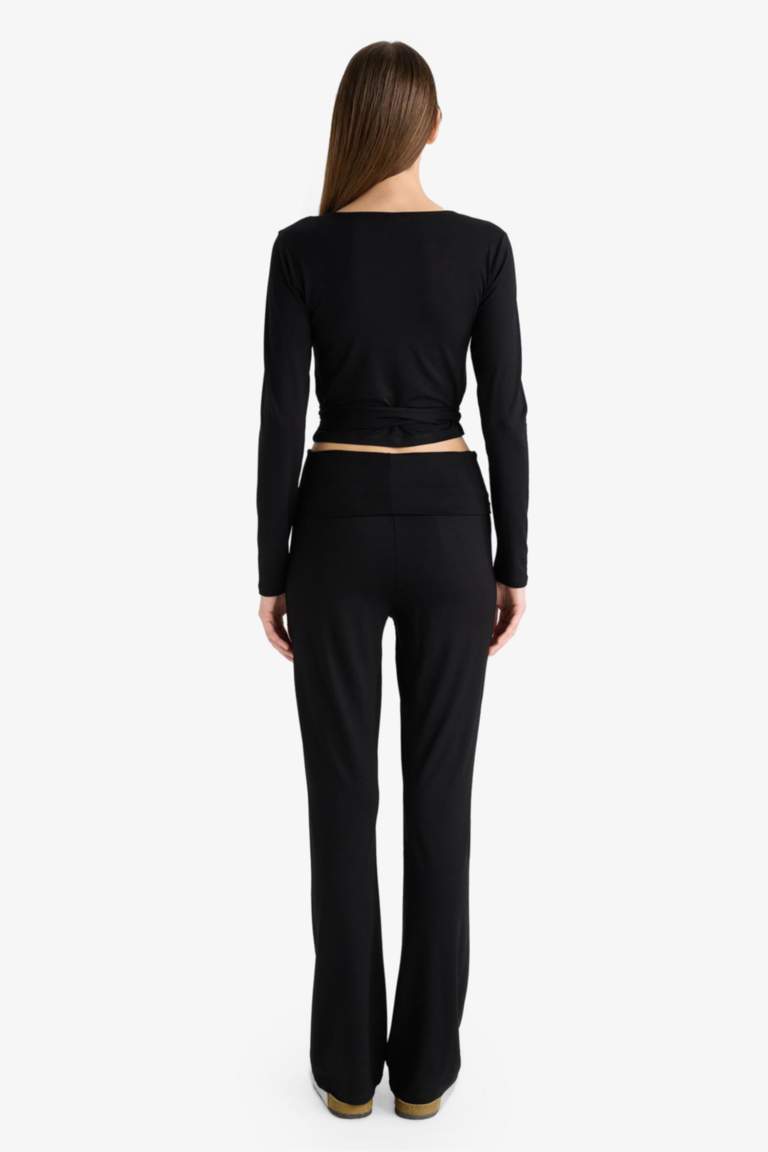 İspanyol Paça Tayt Pantolon-Fall in Love Loungewear