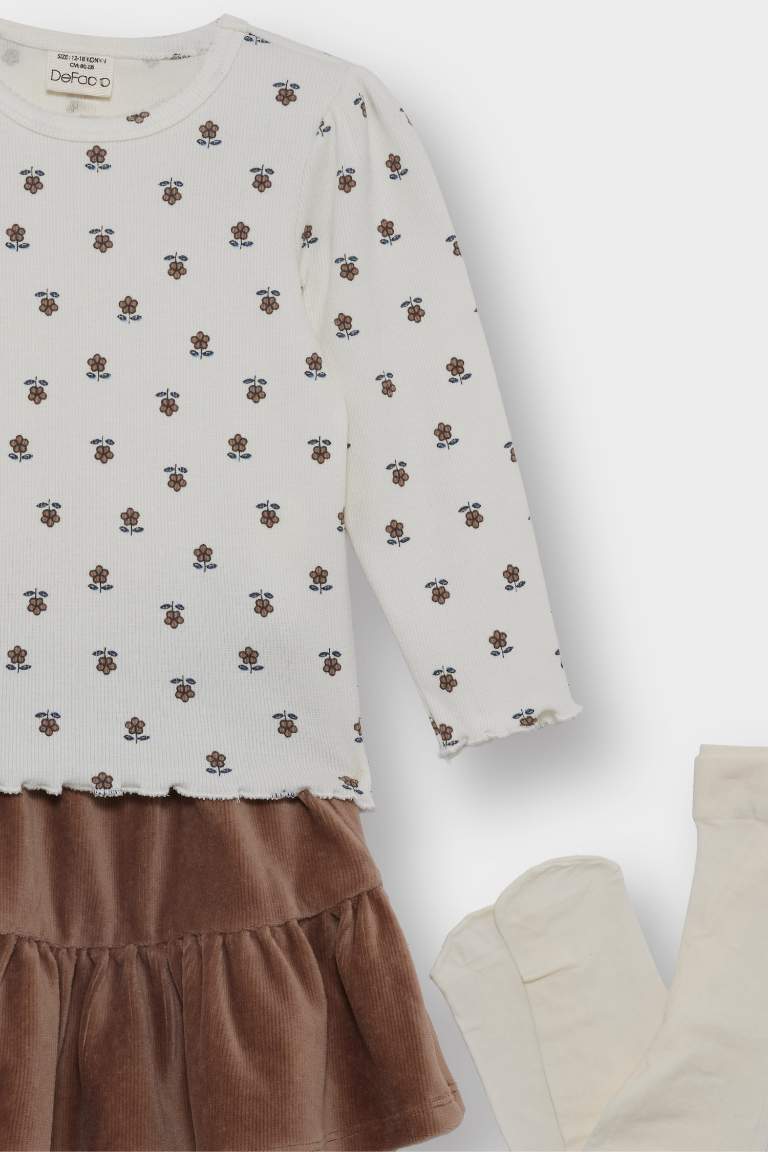 2 piece Regular Fit Crew Neck Printed Set
