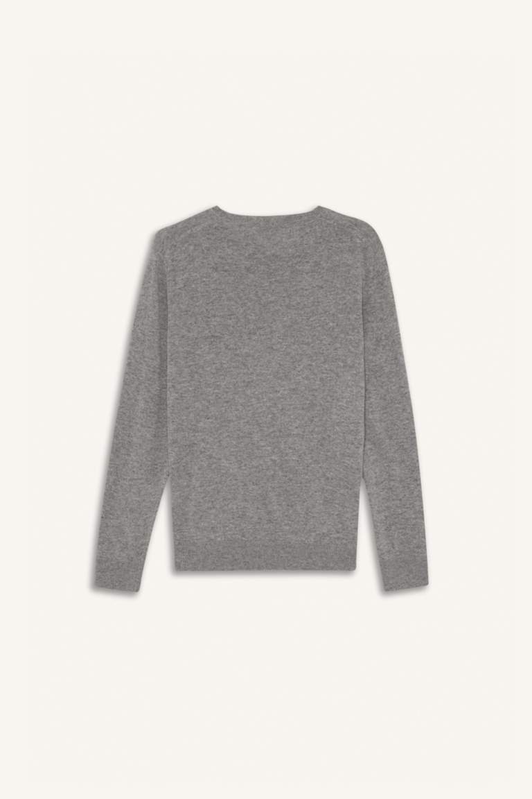 қалыпты пішім дөңгелек жаға трикотаж Пулловер