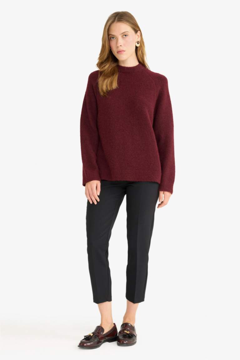 Regular Fit Crew Neck Knit pullover