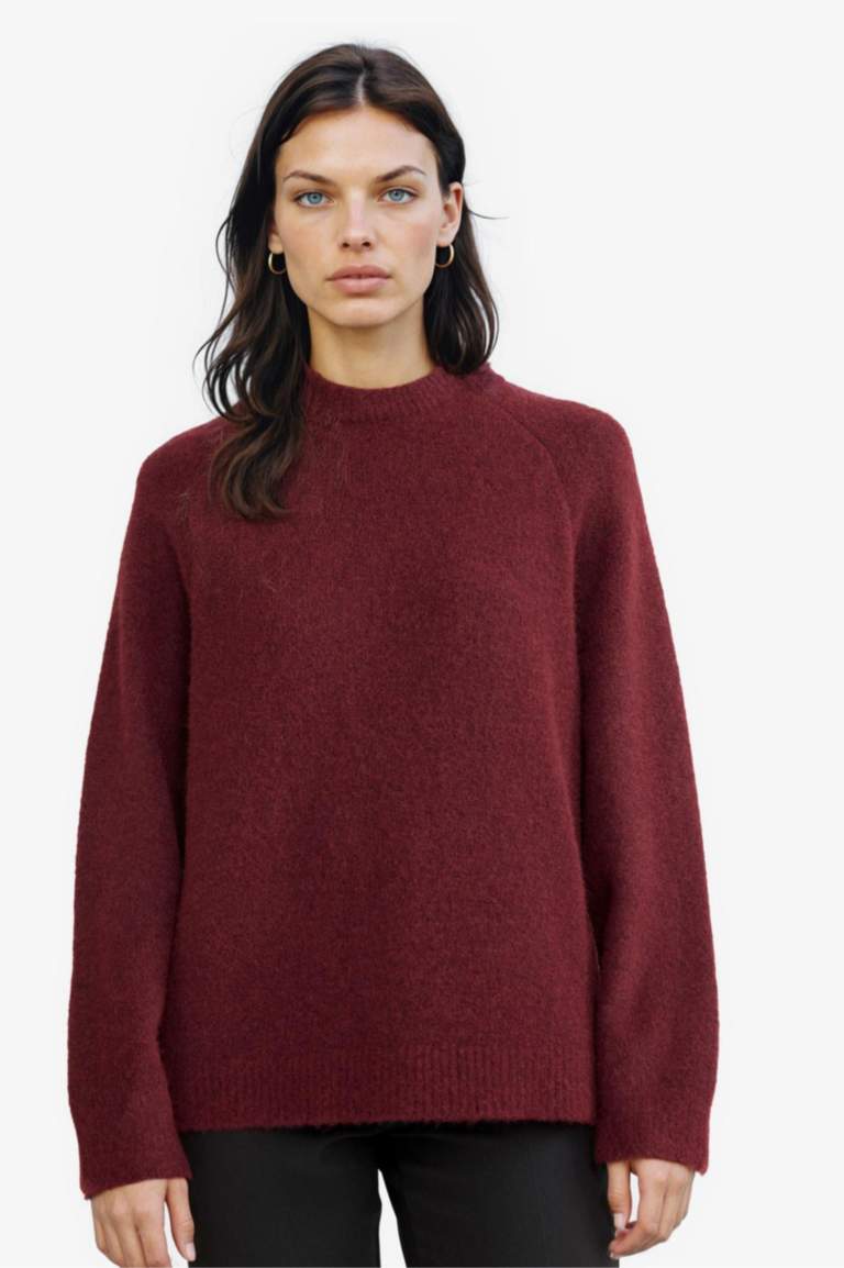 Regular Fit Crew Neck Knit pullover