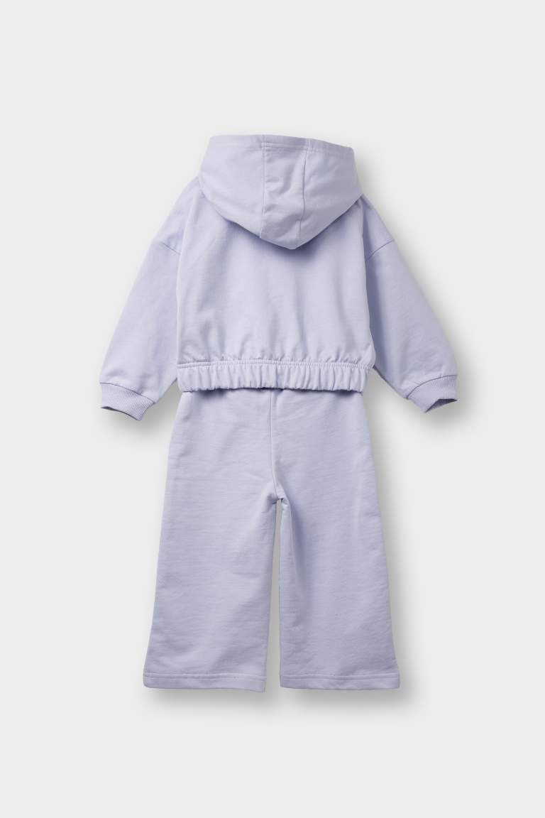 Baby Girl Frozen Hooded Sweatshirt Sweatpants 2 Piece Set