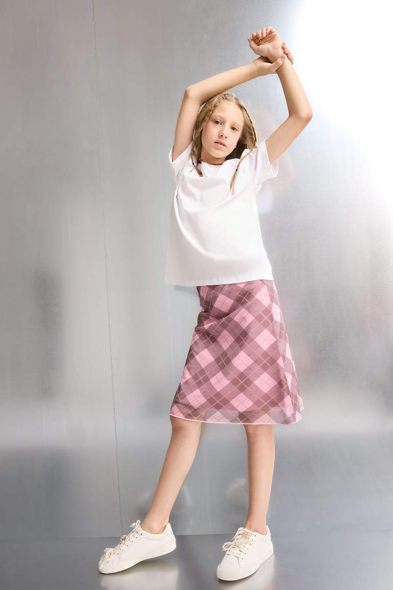 Girl Regular Fit Knitted Skirt