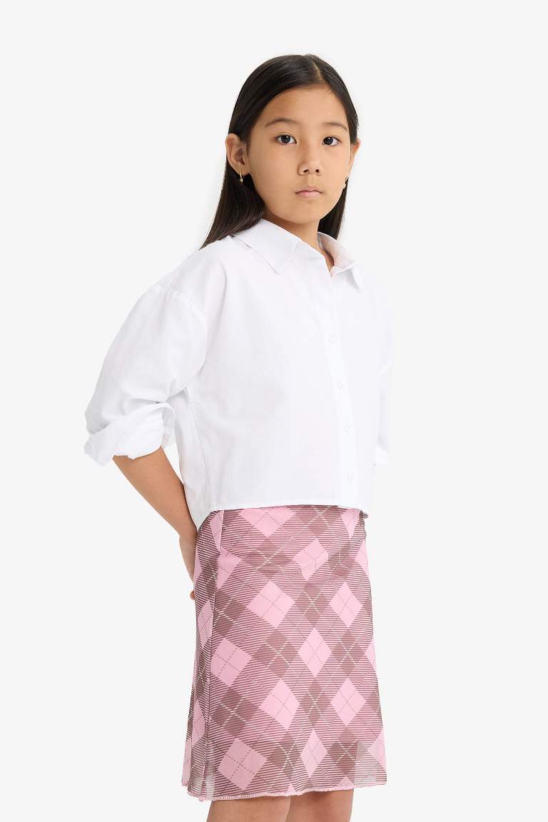 Girl Regular Fit Knitted Skirt