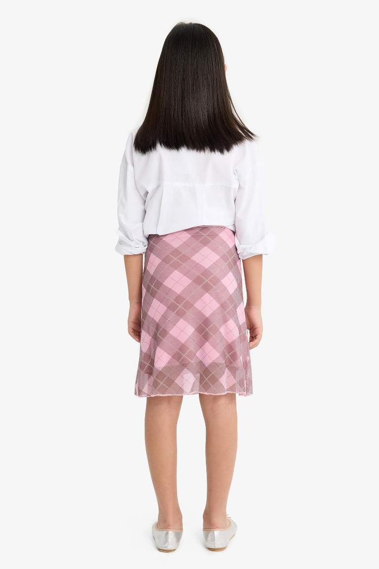 Girl Regular Fit Knitted Skirt