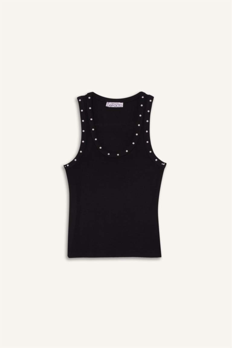 Slim Fit Camisole Square Collar Tank Top