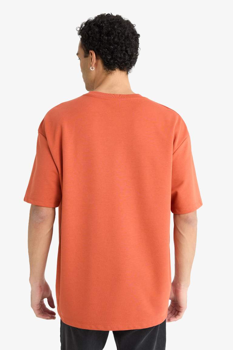 Oversize Fit Crew Neck Short Sleeve T-Shirt