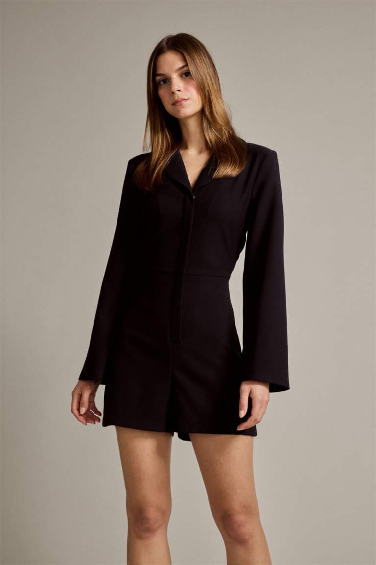 جمبسوت قصير كريب ردن طويل مخصر