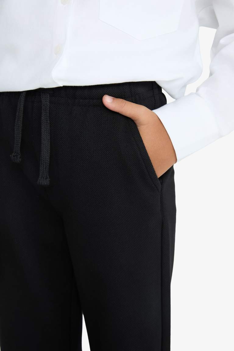 Erkek Çocuk Beli Lastikli Standart Paça Pantolon