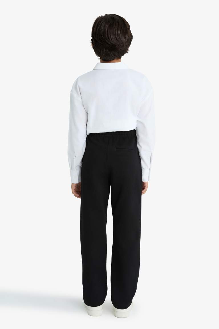 Erkek Çocuk Beli Lastikli Standart Paça Pantolon