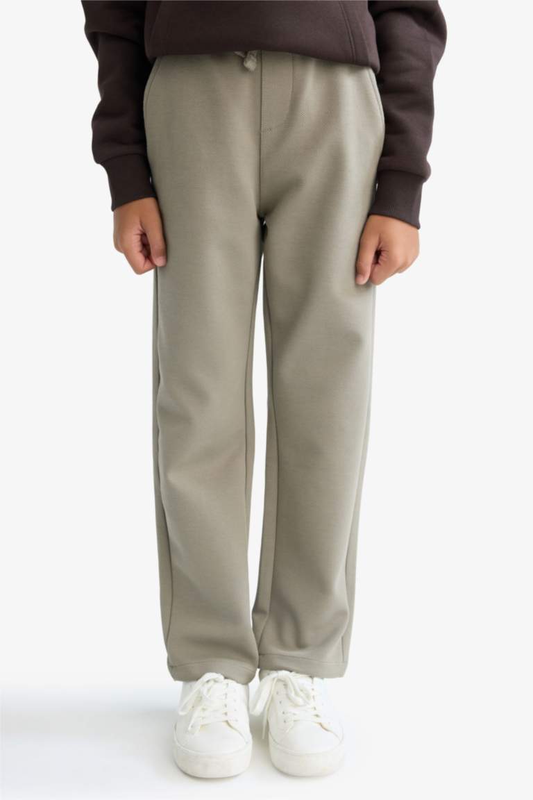 Erkek Çocuk Beli Lastikli Standart Paça Pantolon