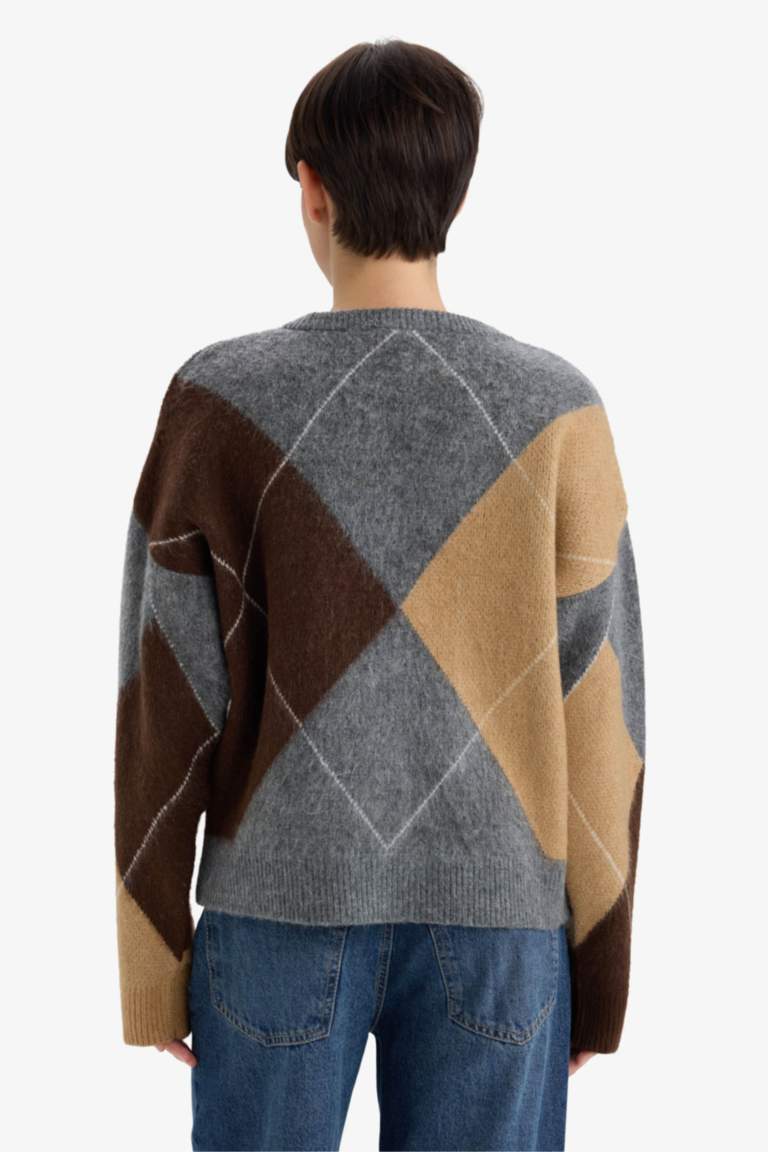 Relax Fit Crew Neck Knitwear Pullover
