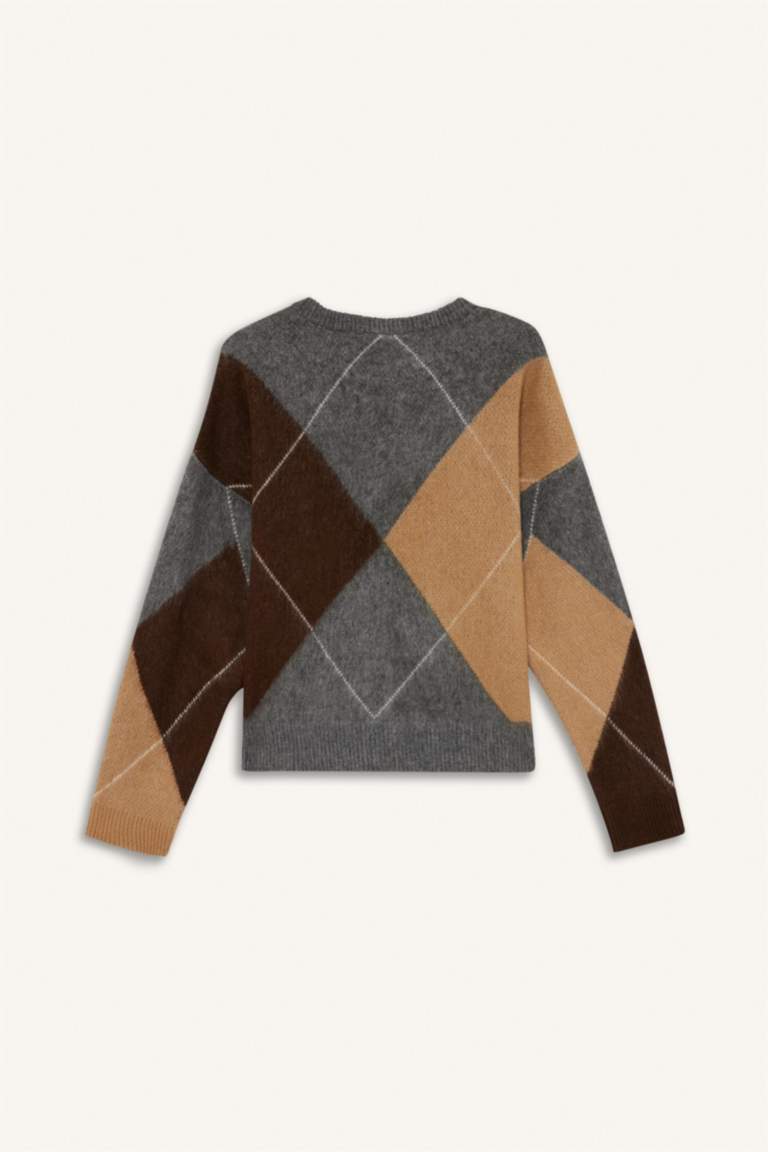 Relax Fit Crew Neck Knitwear Pullover