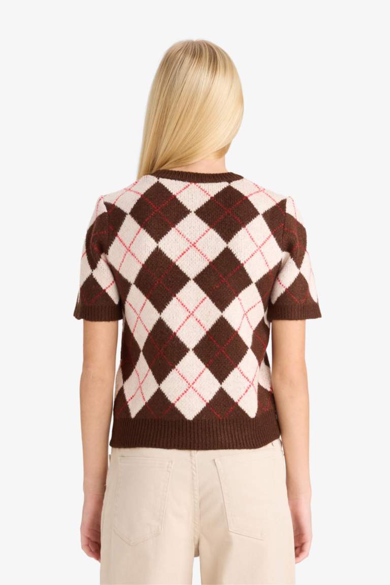 Coool слим пішімі с мойын Пулловер