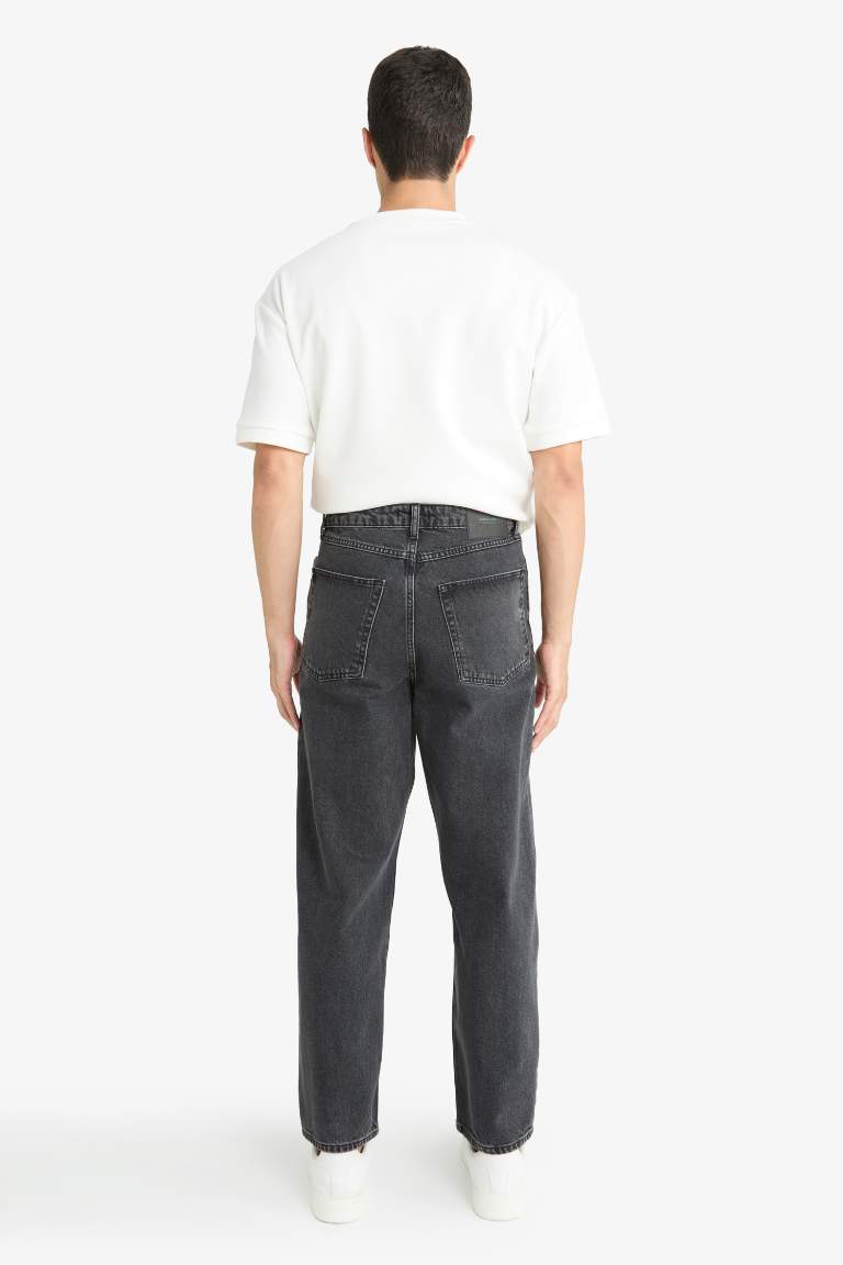 Baggy Fit Regular Waist Wide Leg Jeans