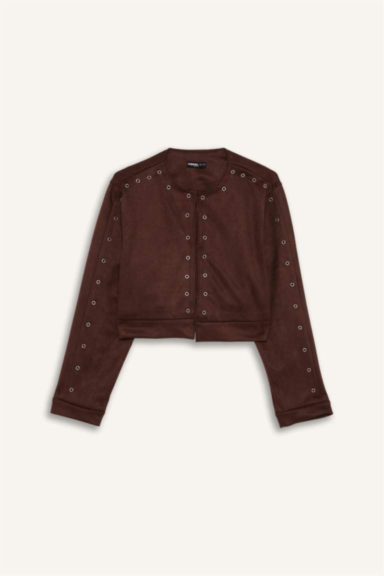 Coool Crop Süet Ceket