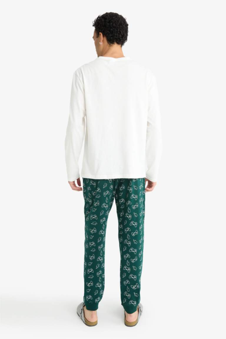 Fall in Love Regular Fit Printed Top Bottoms 2 Piece Pajama Set