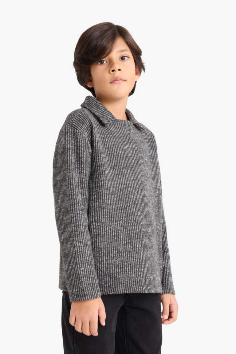 Boy Polo Shirt Sweatshirt