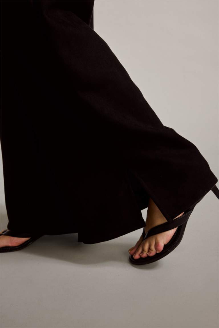 بنطرون شمواه برجل واسع وايد ليج