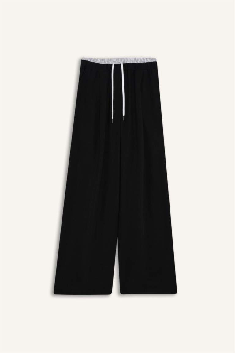 Baggy Fit Double Pocket Sensual Trousers
