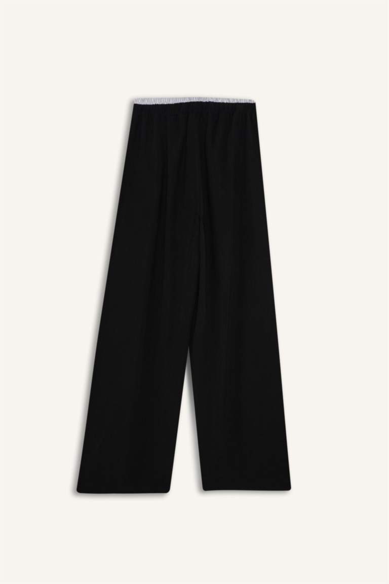 Baggy Fit Double Pocket Sensual Trousers