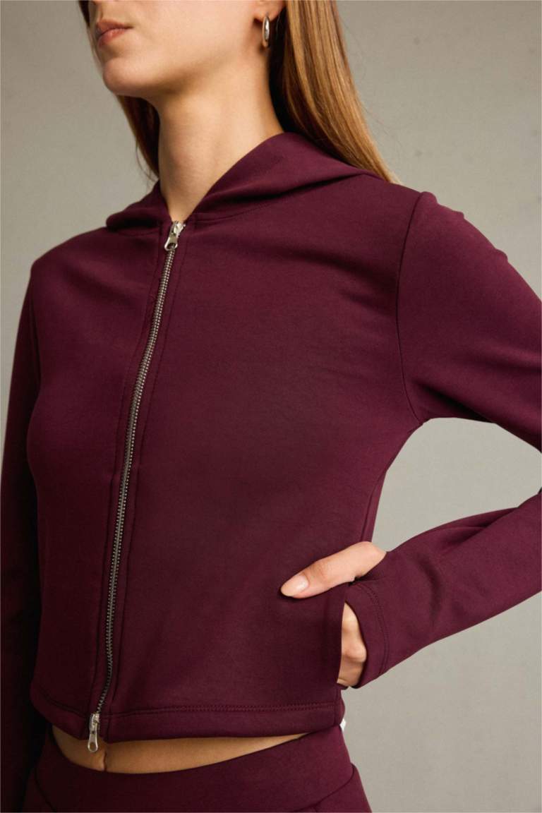 Hooded modal Cardigan