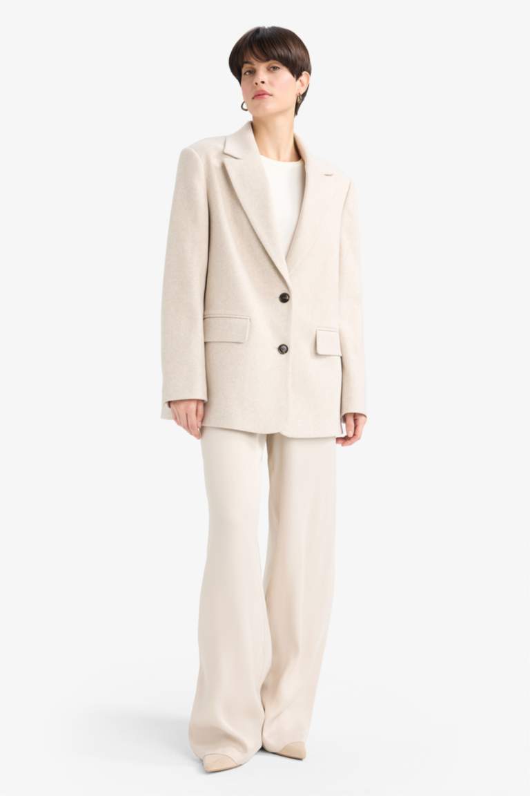 Regular Fit With Pockets Satin Trousers