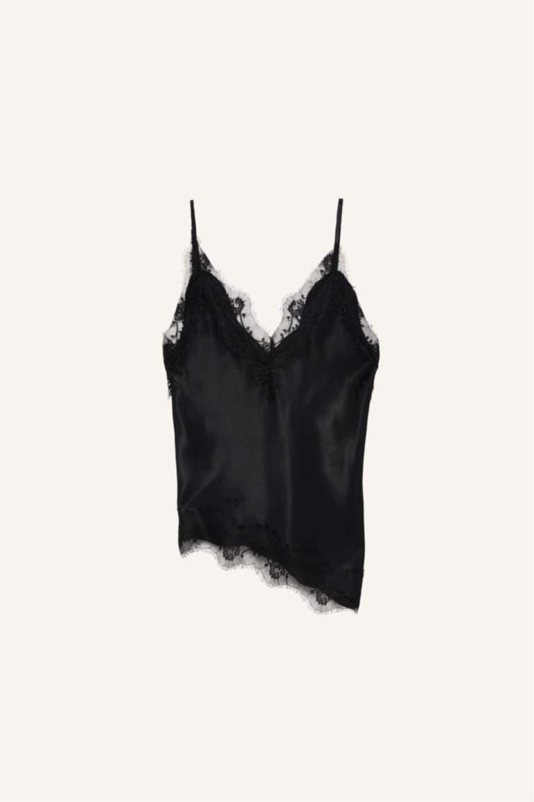 Regular Fit V-Neck Sleeveless Blouse