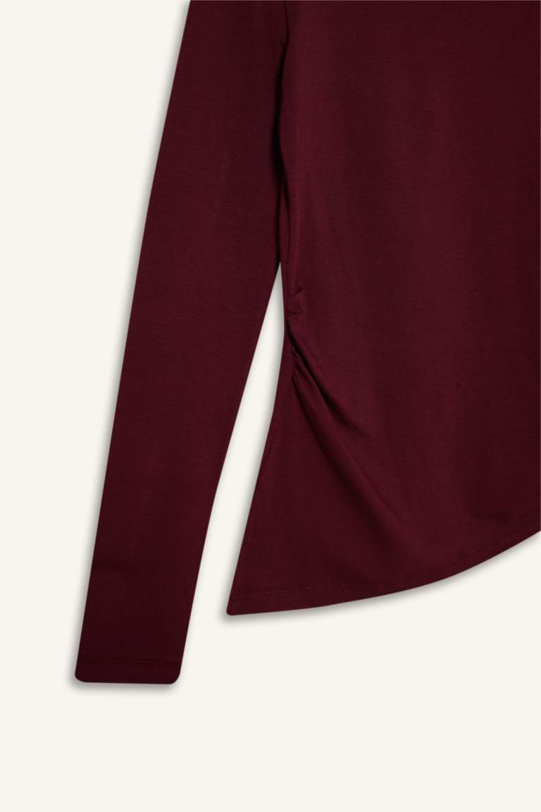 Coool облегающая футболка с круглым вырезом и длинными рукавами