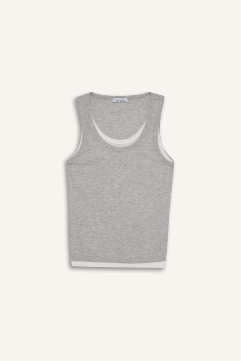 Regular Fit Camisole V-Neck Tank Top