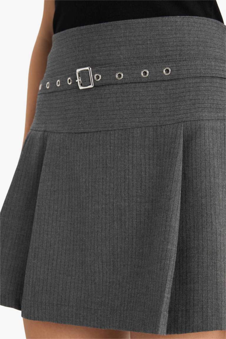 Normal Waist Mini Skirt