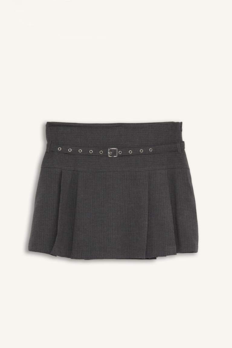 Normal Waist Mini Skirt
