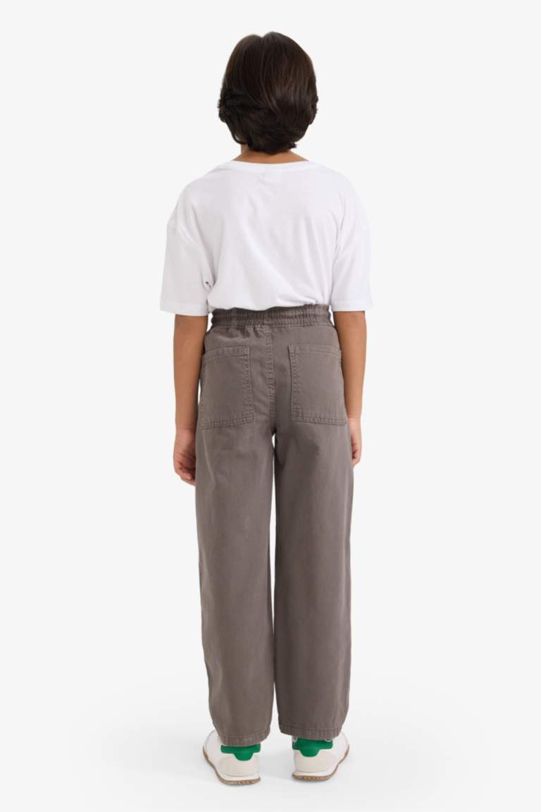 Erkek Çocuk Baggy Fit Standart Paça Gabardin Pantolon