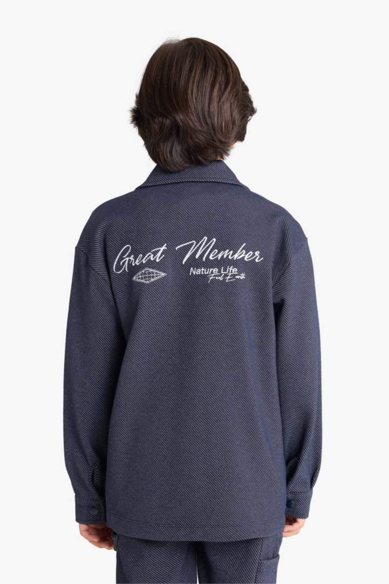 قميص ولادي ردن طويل اوفر سايز