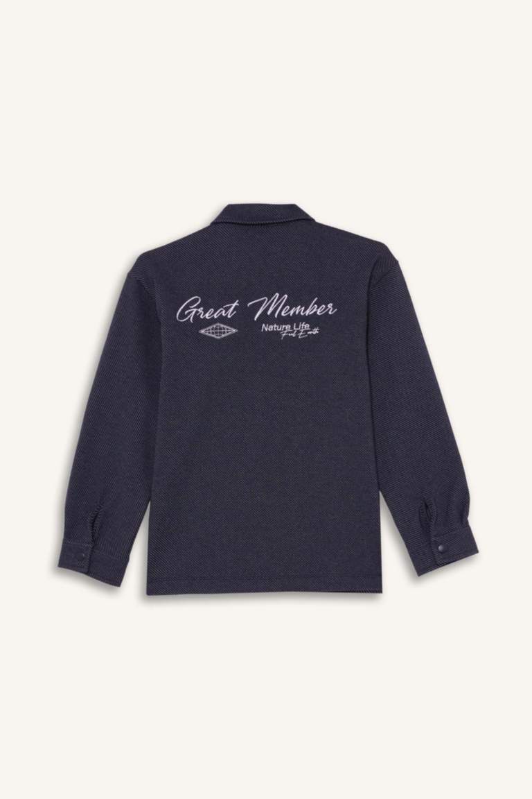 قميص ولادي ردن طويل اوفر سايز