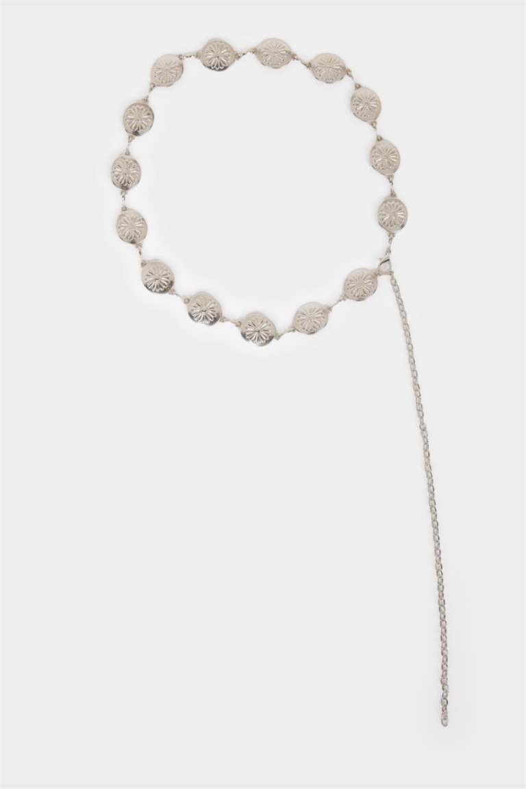 Kadın Gümüş Bel Zinciri