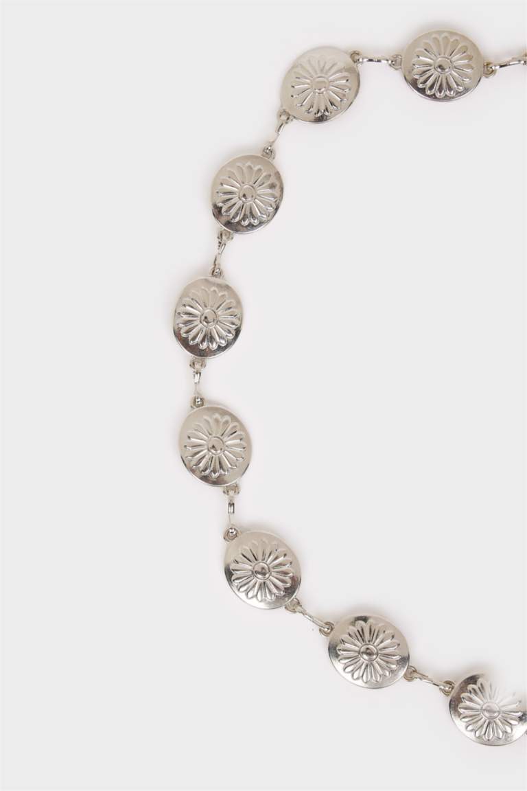 Kadın Gümüş Bel Zinciri