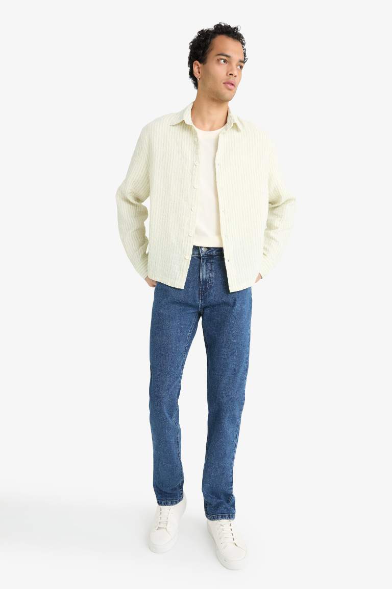 Boxy Fit Long Sleeve Shirt