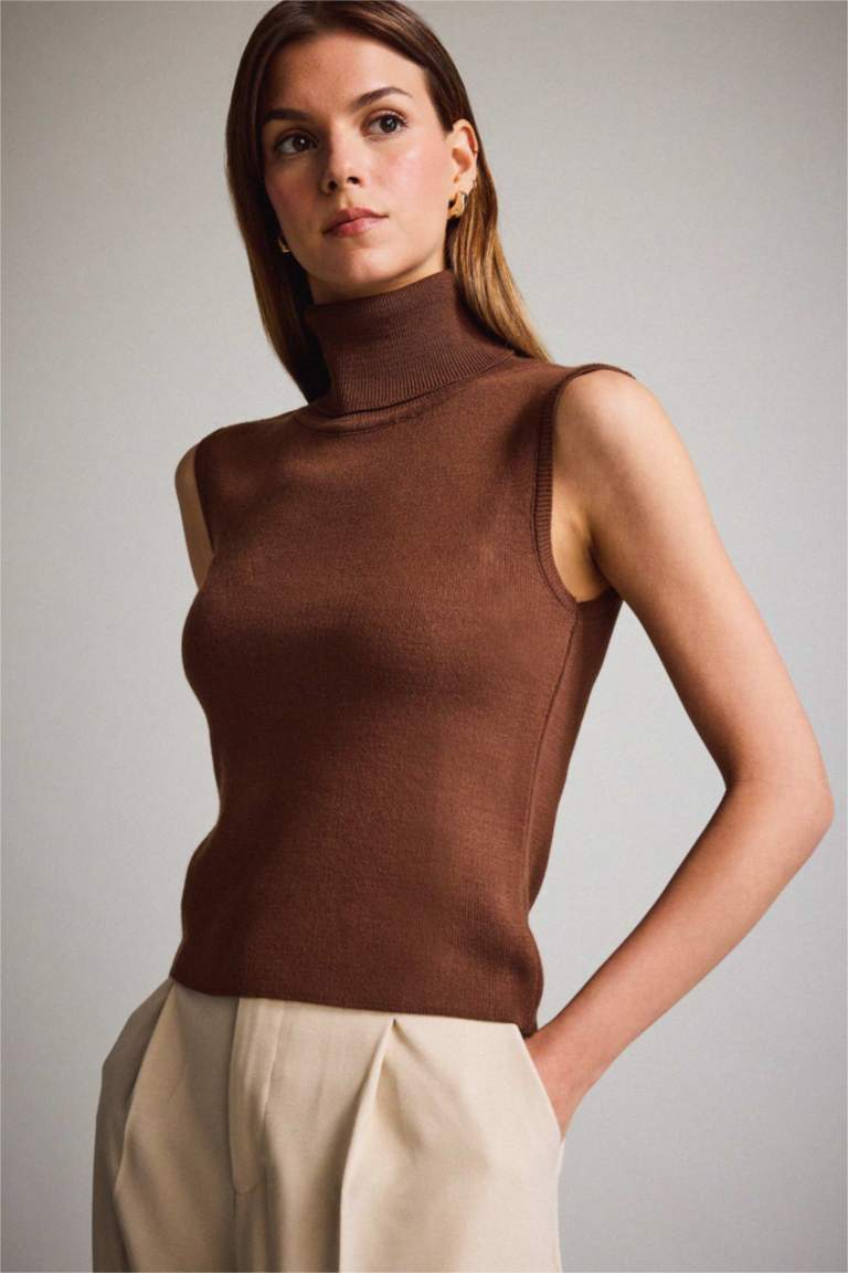 Turtleneck Tank Top