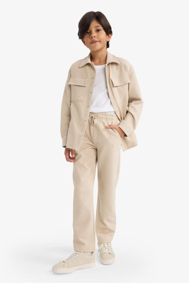 Erkek Çocuk Beli Lastikli Standart Paça Pantolon