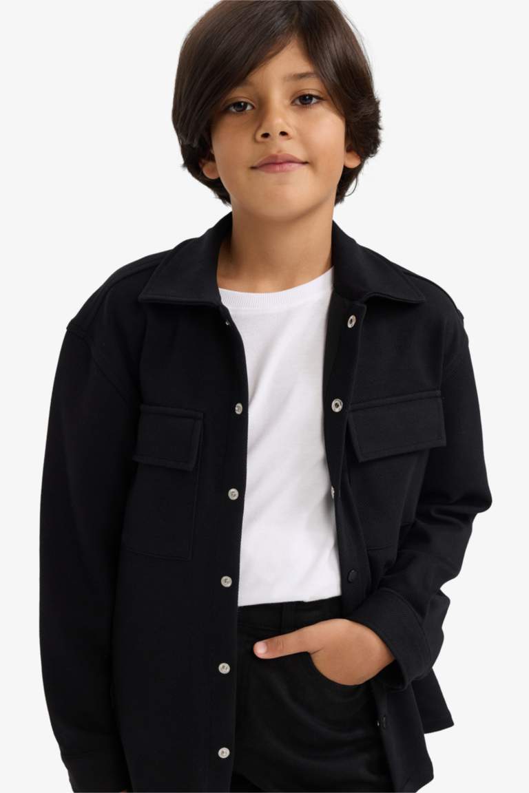 Erkek Çocuk Polo Yaka Ceket