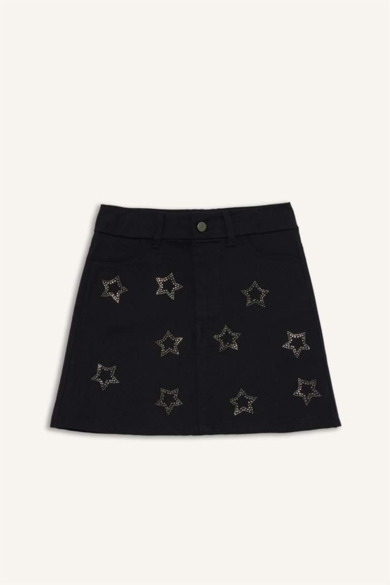 Girl Gabardine Regular Fit Skirt