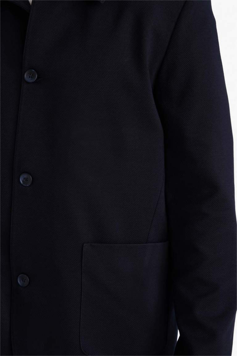 Regular Fit Polo Yaka Blazer Ceket