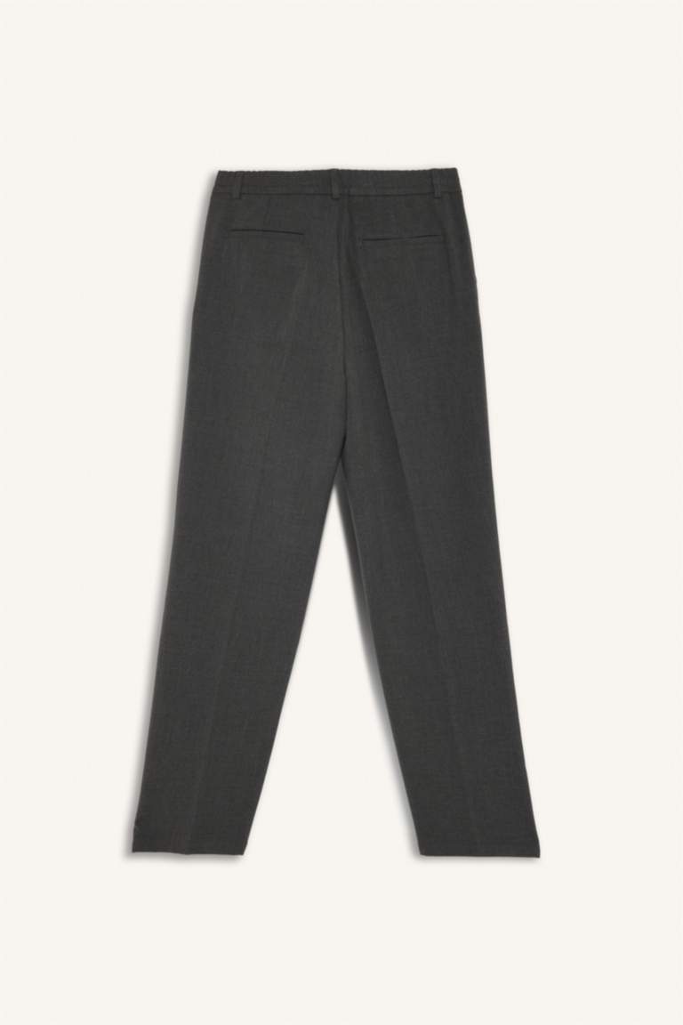 Düz Paça Cepli Pantolon