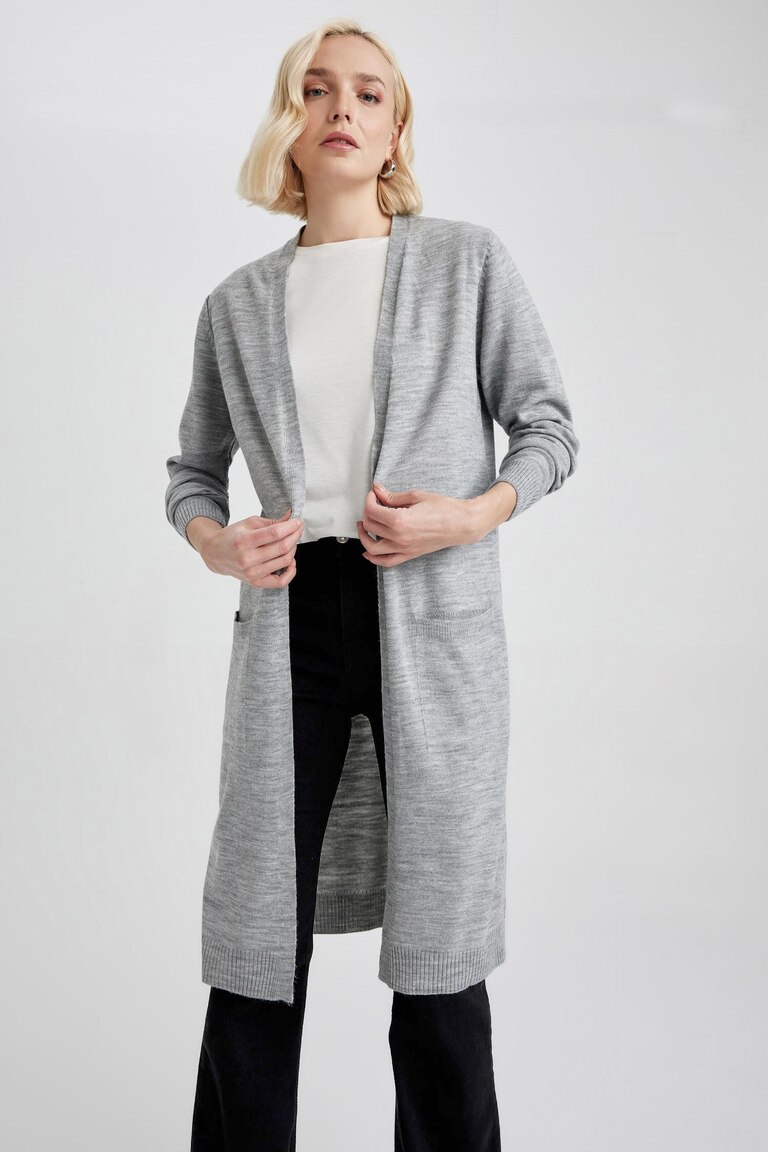 DeFacto Z6571AZ, Cardigan, Donna, Natur, XL