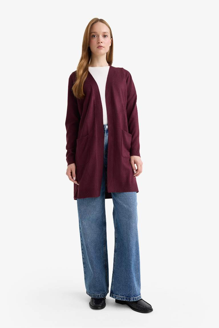 Cardigan à poches Coupe régulière