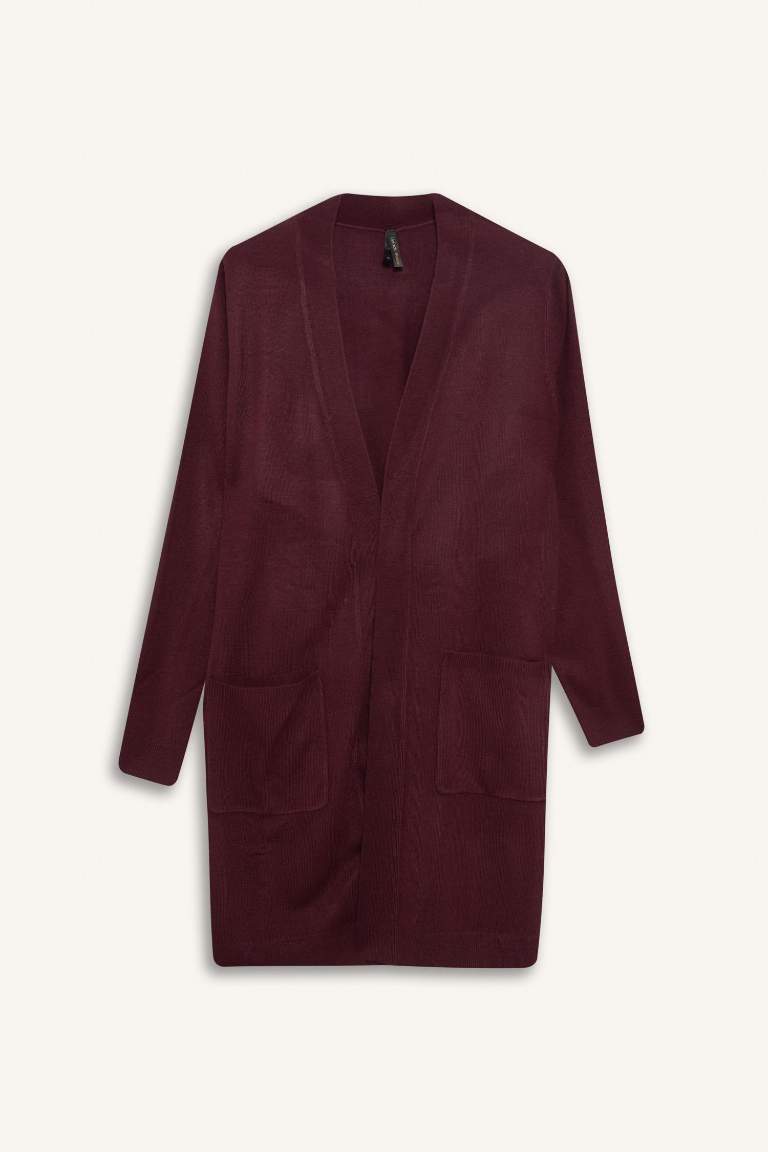 Cardigan à poches Coupe régulière