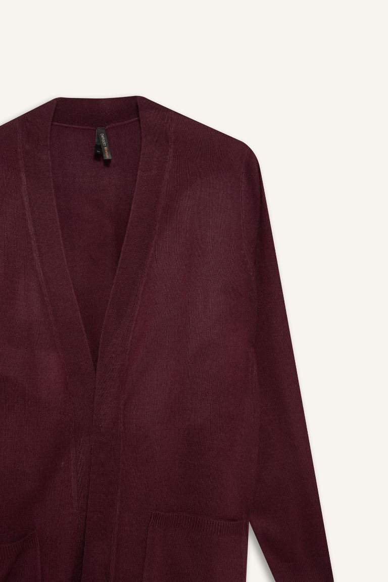 Cardigan à poches Coupe régulière