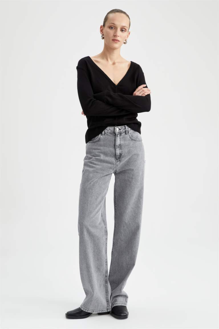 DEFACTO Cardigan Donna Giacca Taglia IT 42 nero stile casual